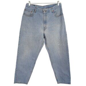 Levis 560 Mens W 36 L 30 Loose Fit Jeans W36‎ L30 Light Wash Distressed Denim